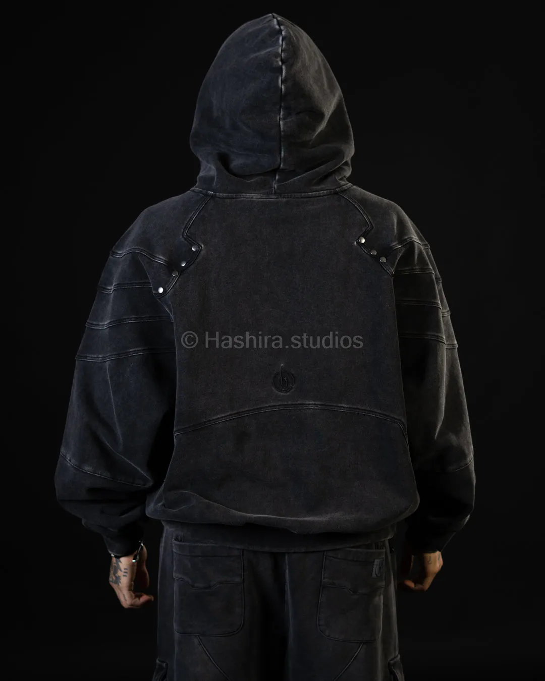 (Pre-Order) Big Cross Armored Hoodie