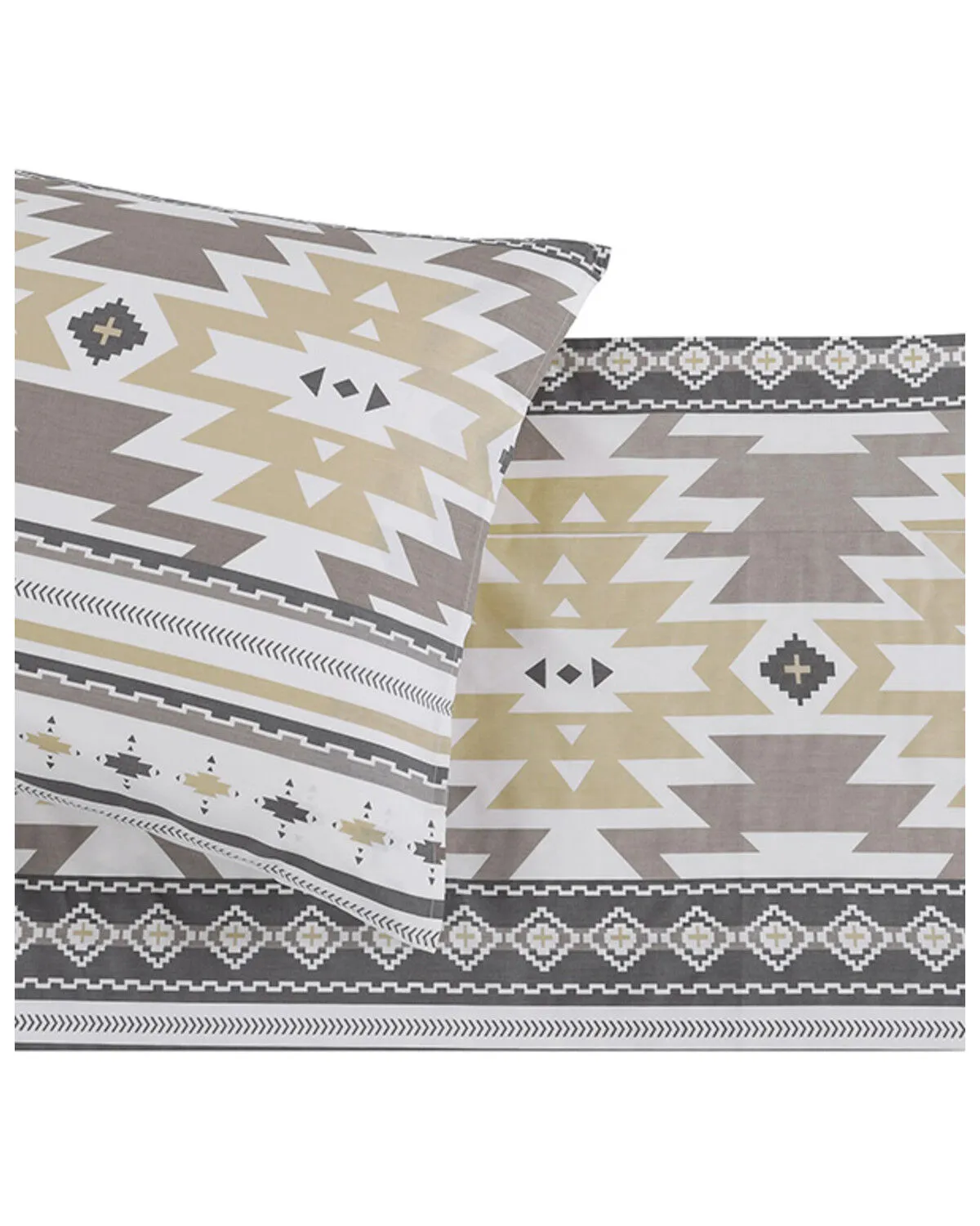 Product Name:  HiEnd Accents 200TC Cotton Desert Sage 4 Piece Sheet Set - King Size