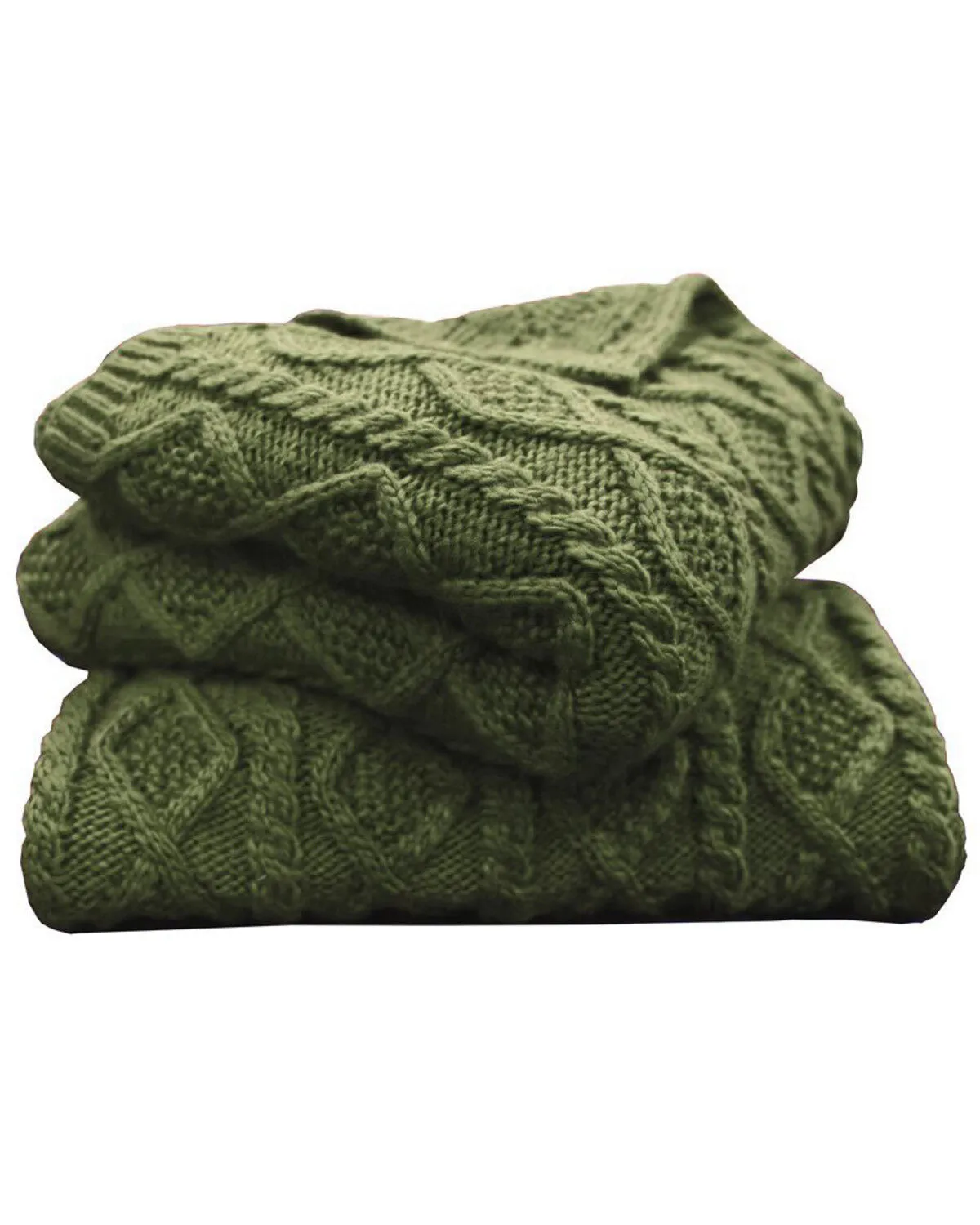 Product Name:  HiEnd Accents Cable Knit Throw Blanket