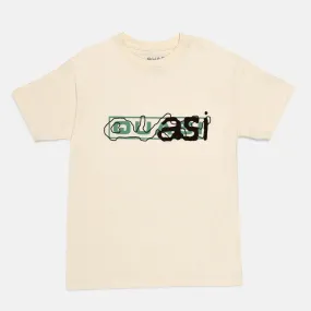 Quasi Skateboards - Writer T-Shirt - Cream