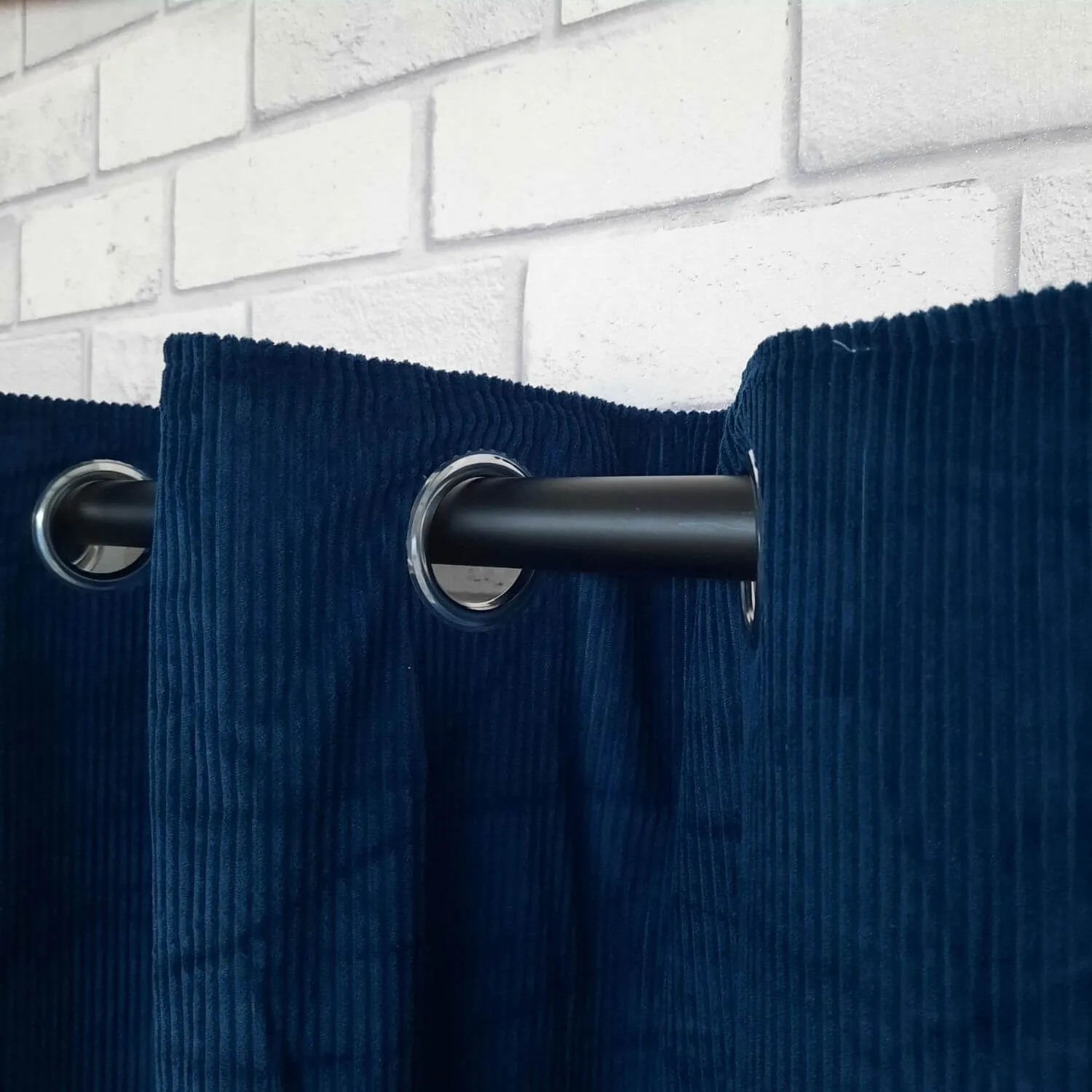 Ribbed Chenille Curtains - 90x90''