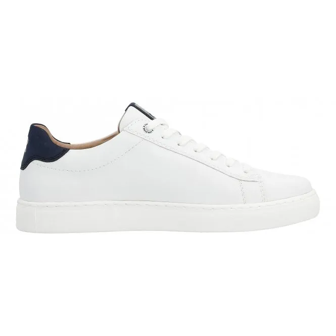 Rieker  Mens U0704-80 White Lace-Up Trainers