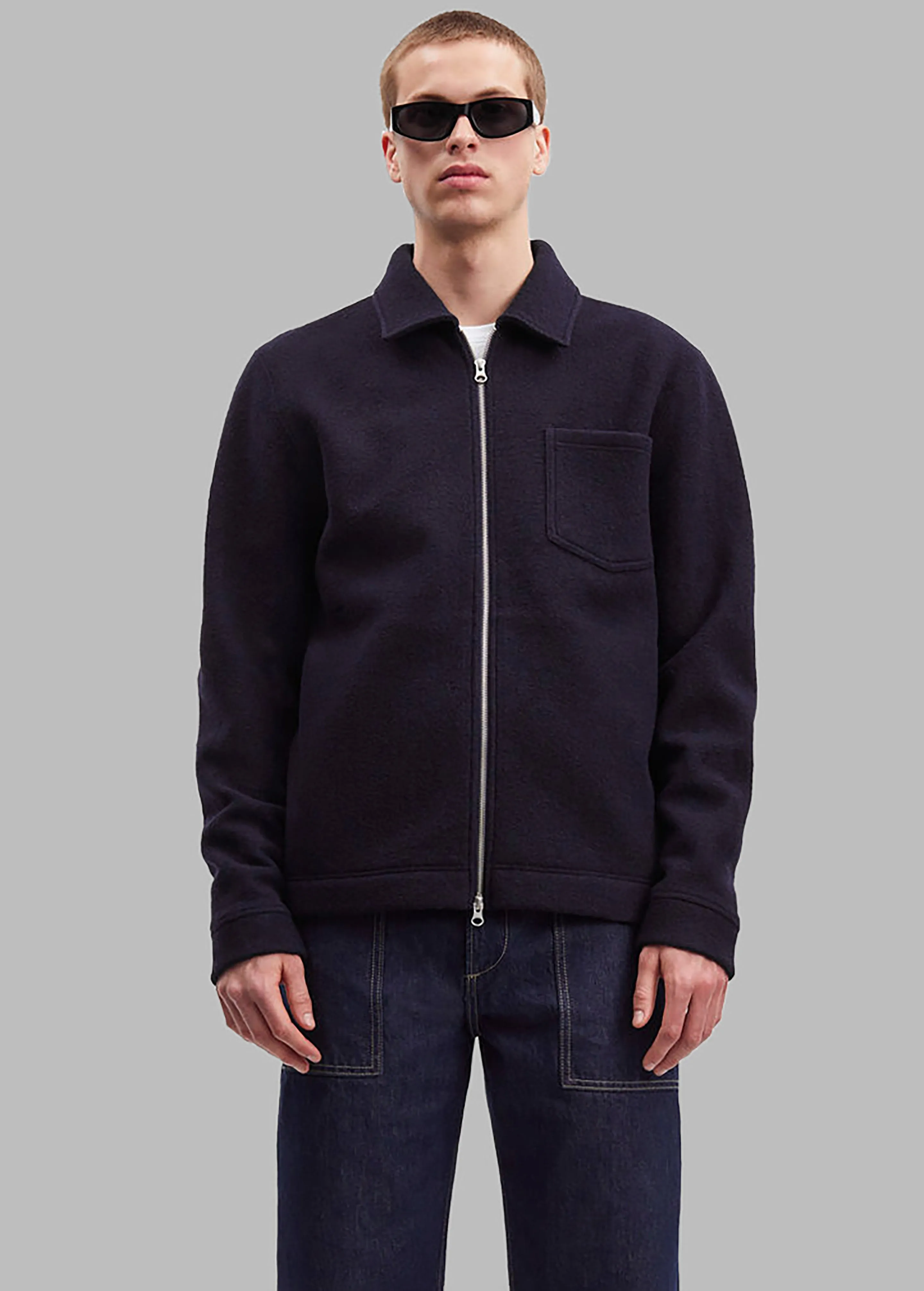 Samse Samse Hannes Full Zip Cardigan - Salute