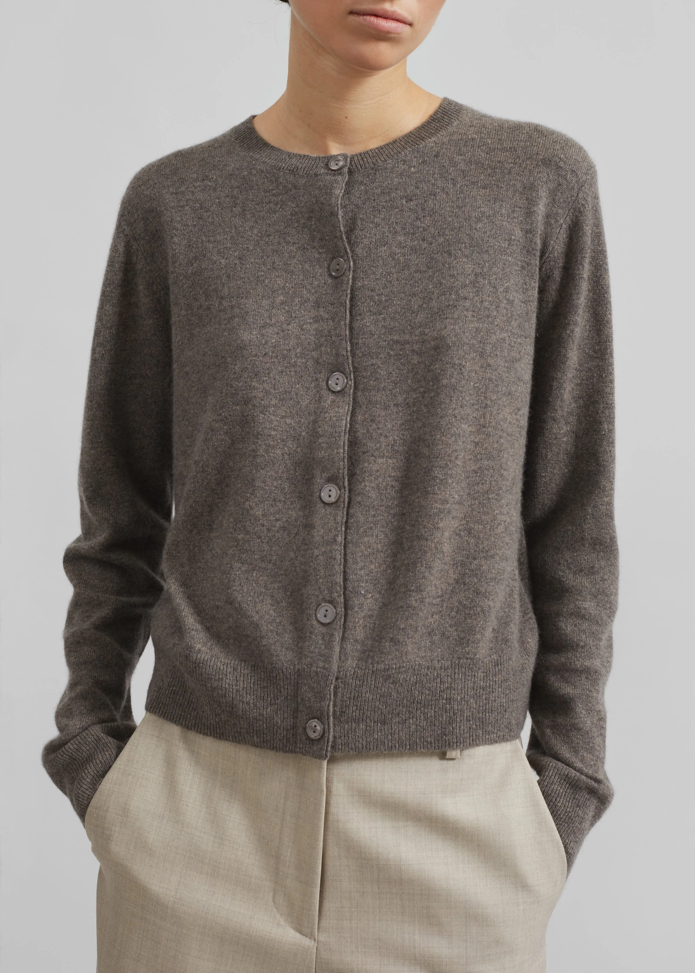 Samse Samse Saboston Cardigan - Grey Blue Melange