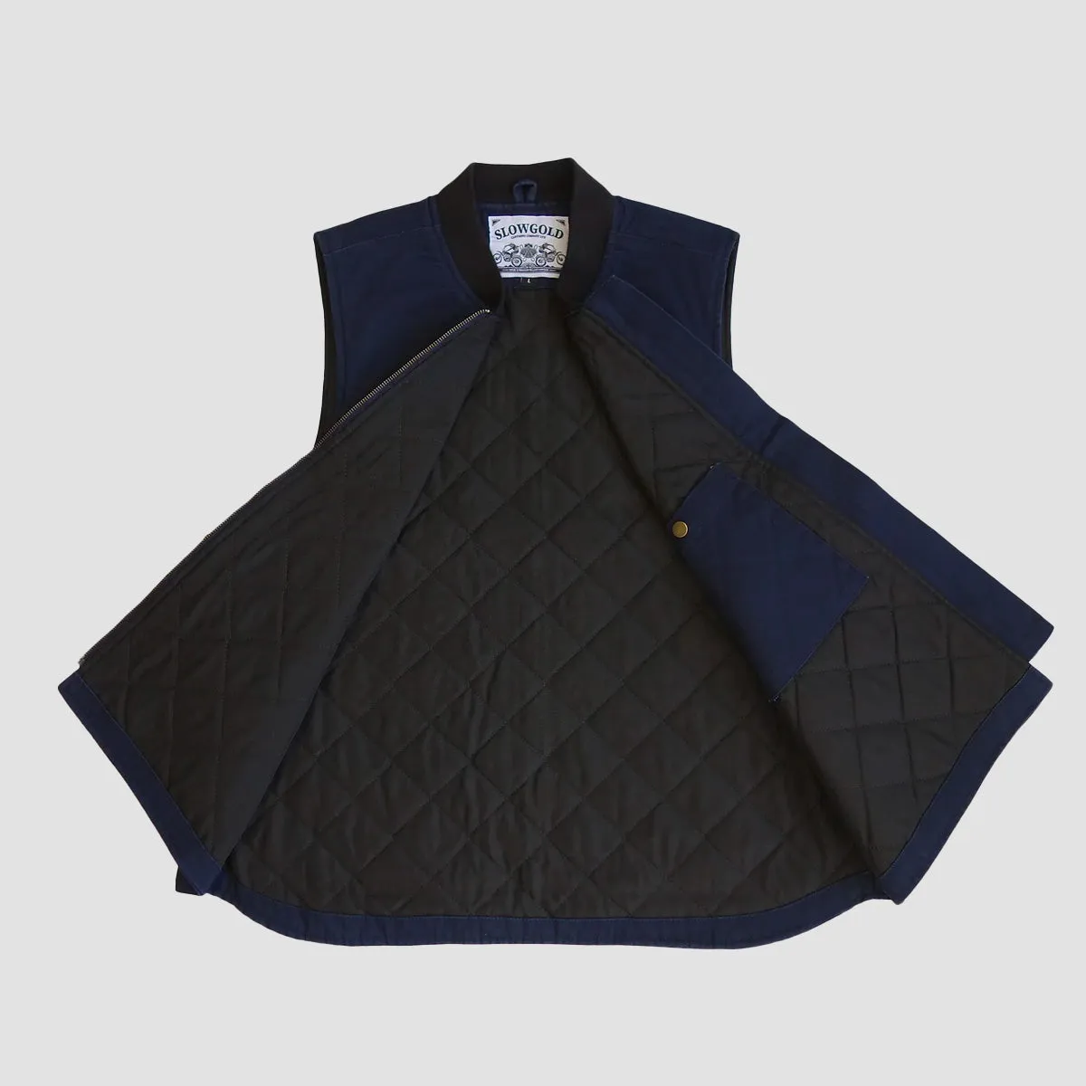 Slowgold The Grand Tourer DLX Vest Dark Navy