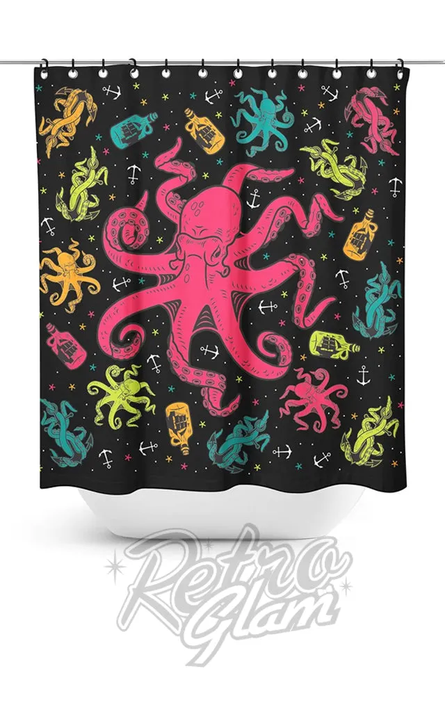 Sourpuss Under the Sea Shower Curtain