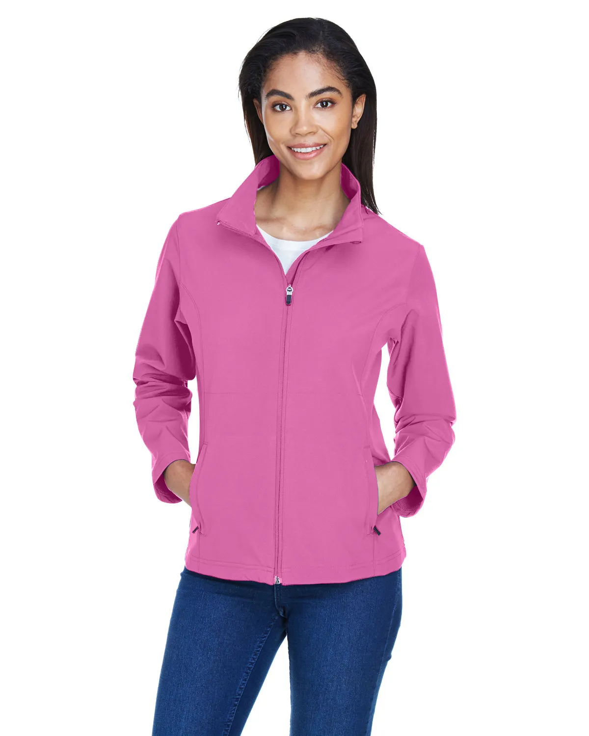 Team 365 TT80W Ladies' Leader Soft Shell Jacket SKU: TT80W