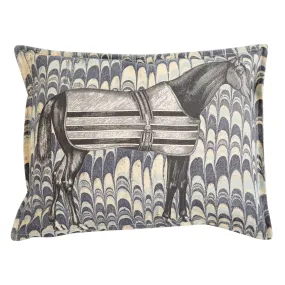 THOMASPAUL - EQUUS MARBLE PILLOW BLUE 12X16