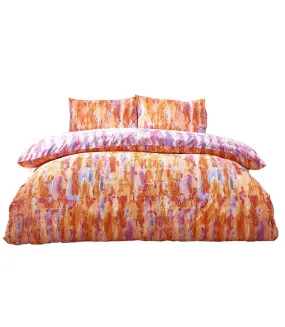 Tie dye duvet cover set multicoloured Style Lab