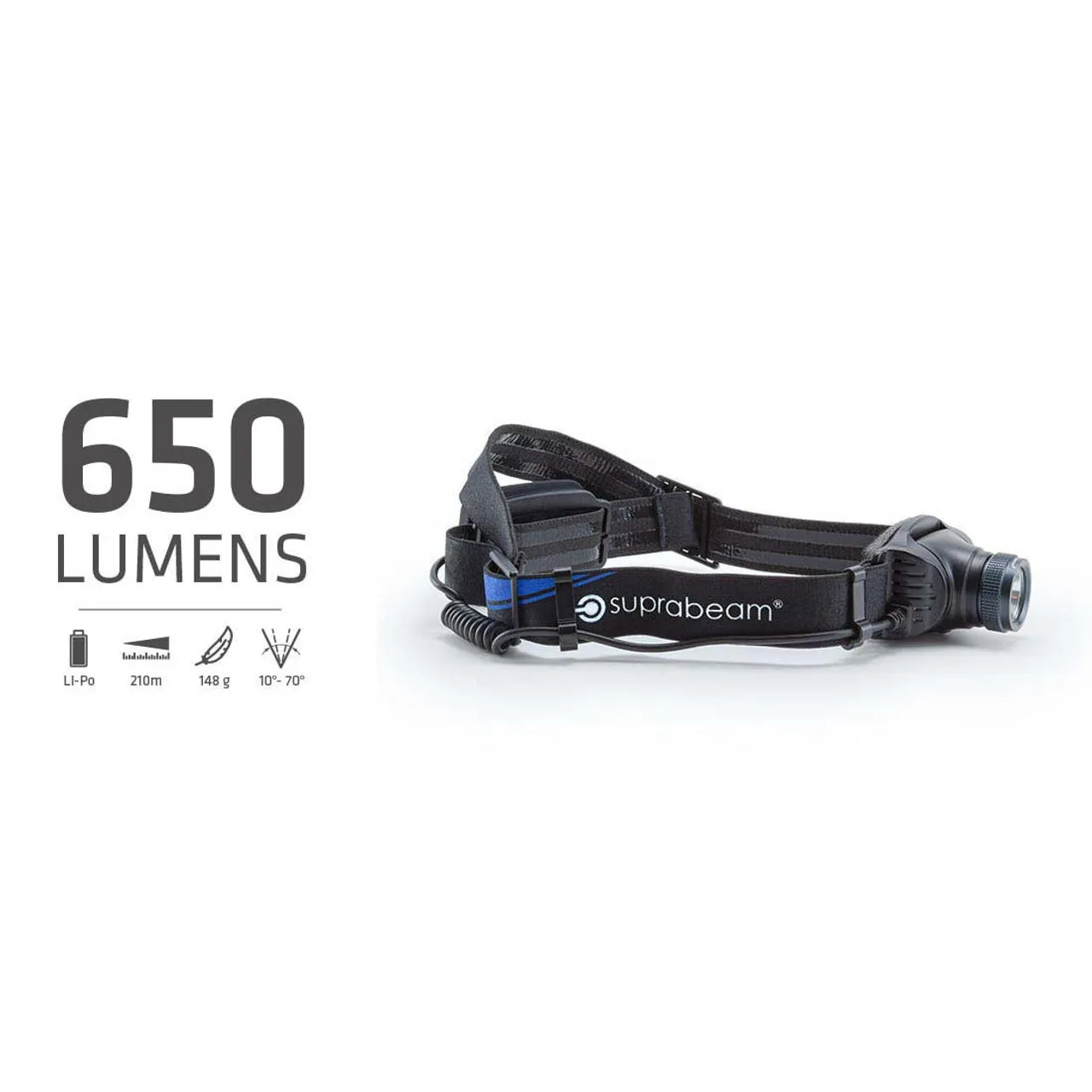 V3air 650 Rechargeable Headlamp