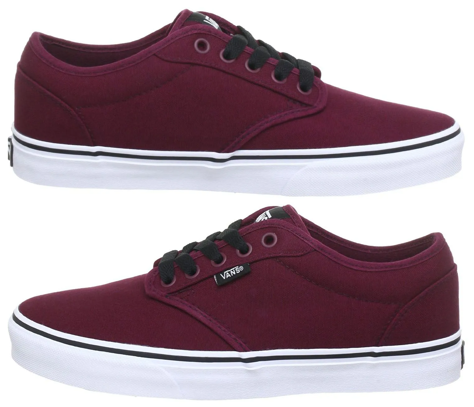 VANS Atwood Canvas Trainers Oxblood