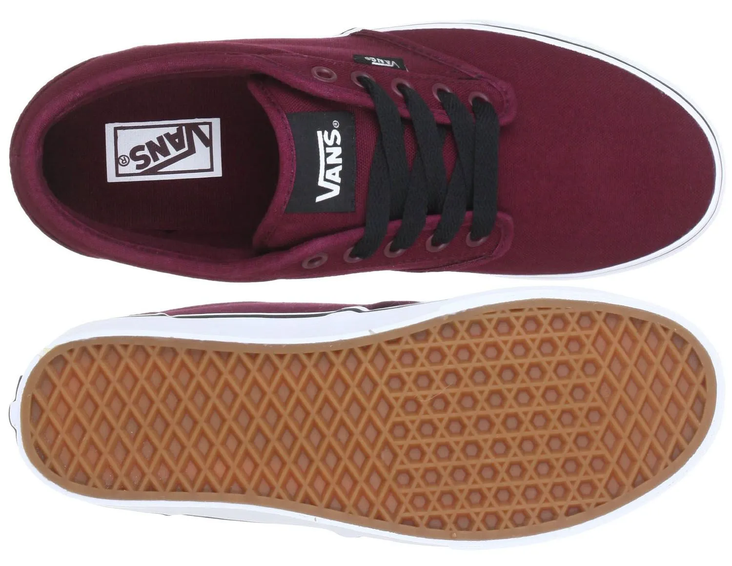 VANS Atwood Canvas Trainers Oxblood