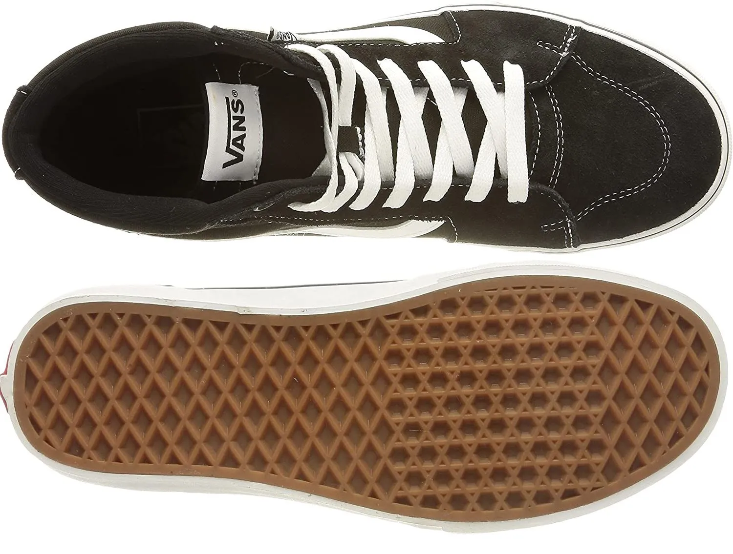 VANS Filmore High Stripe Trainers Black White