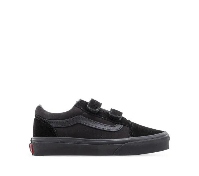 VANS KIDS OLD SKOOL VELCRO - BLACK/BLACK