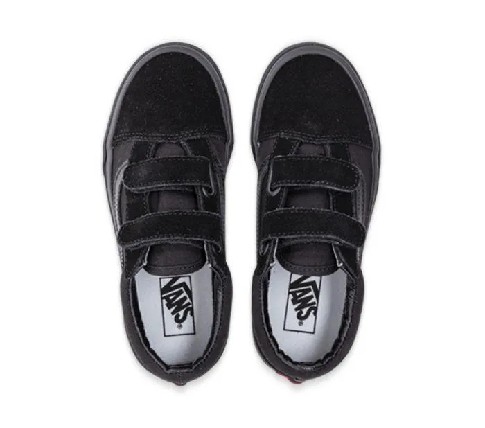 VANS KIDS OLD SKOOL VELCRO - BLACK/BLACK