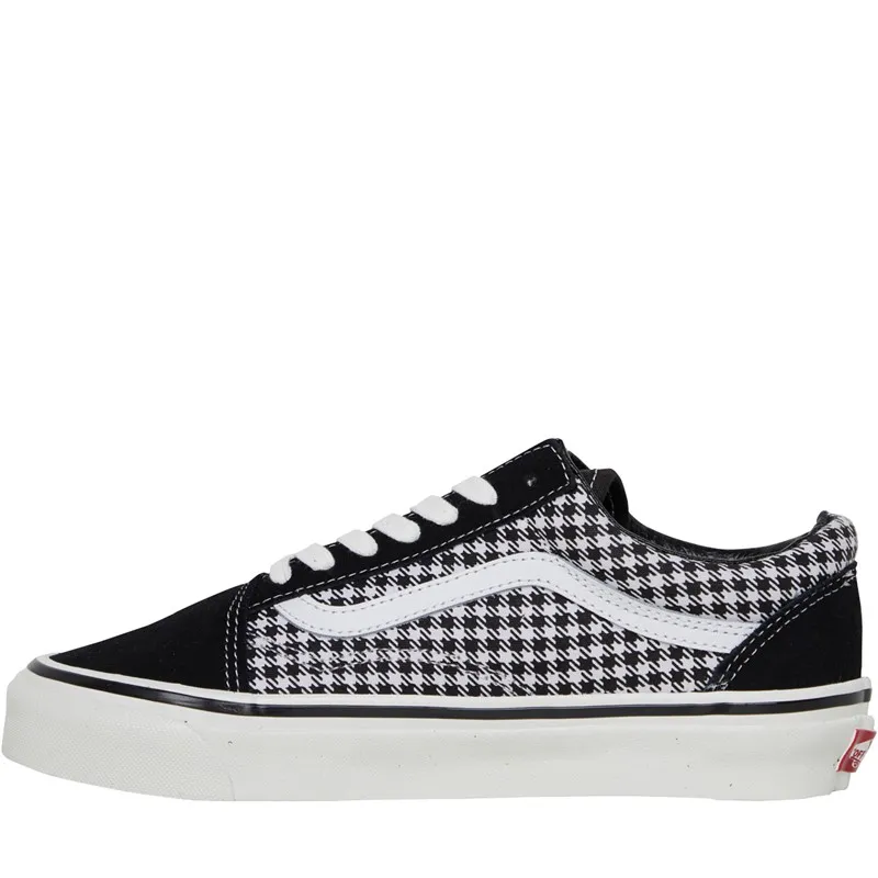 Vans Womens Old Skool 36 DX Trainers Houndstooth