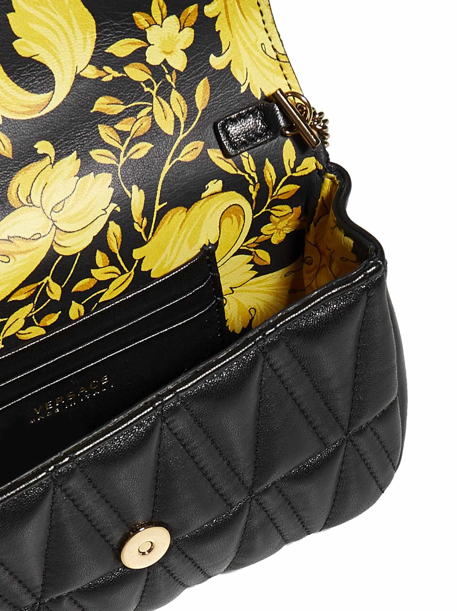 Versace Virtus Quilted Crossbody Bag