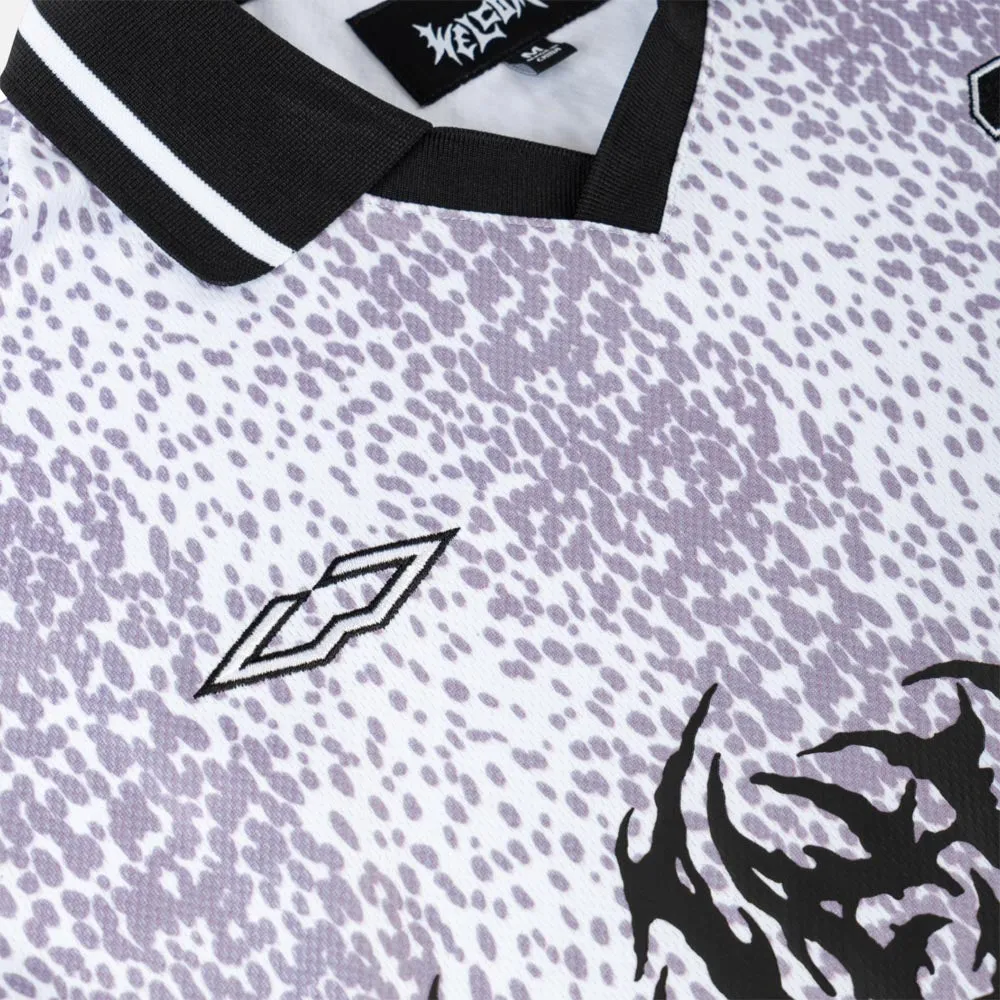 Welcome Skateboards - Penalty Soccer Jersey - White / Lavender