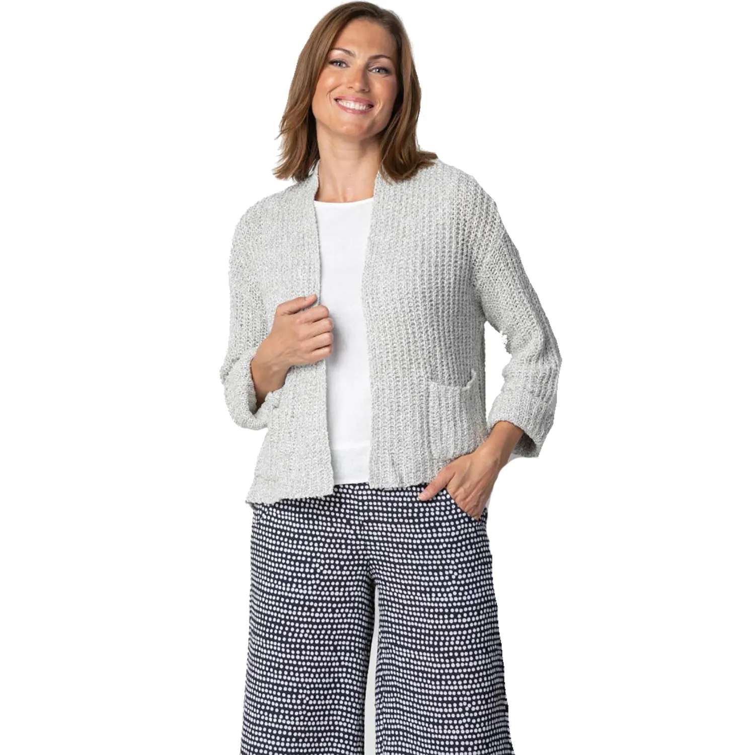 Women's Habitat Fisherman Rib Cardigan Dove