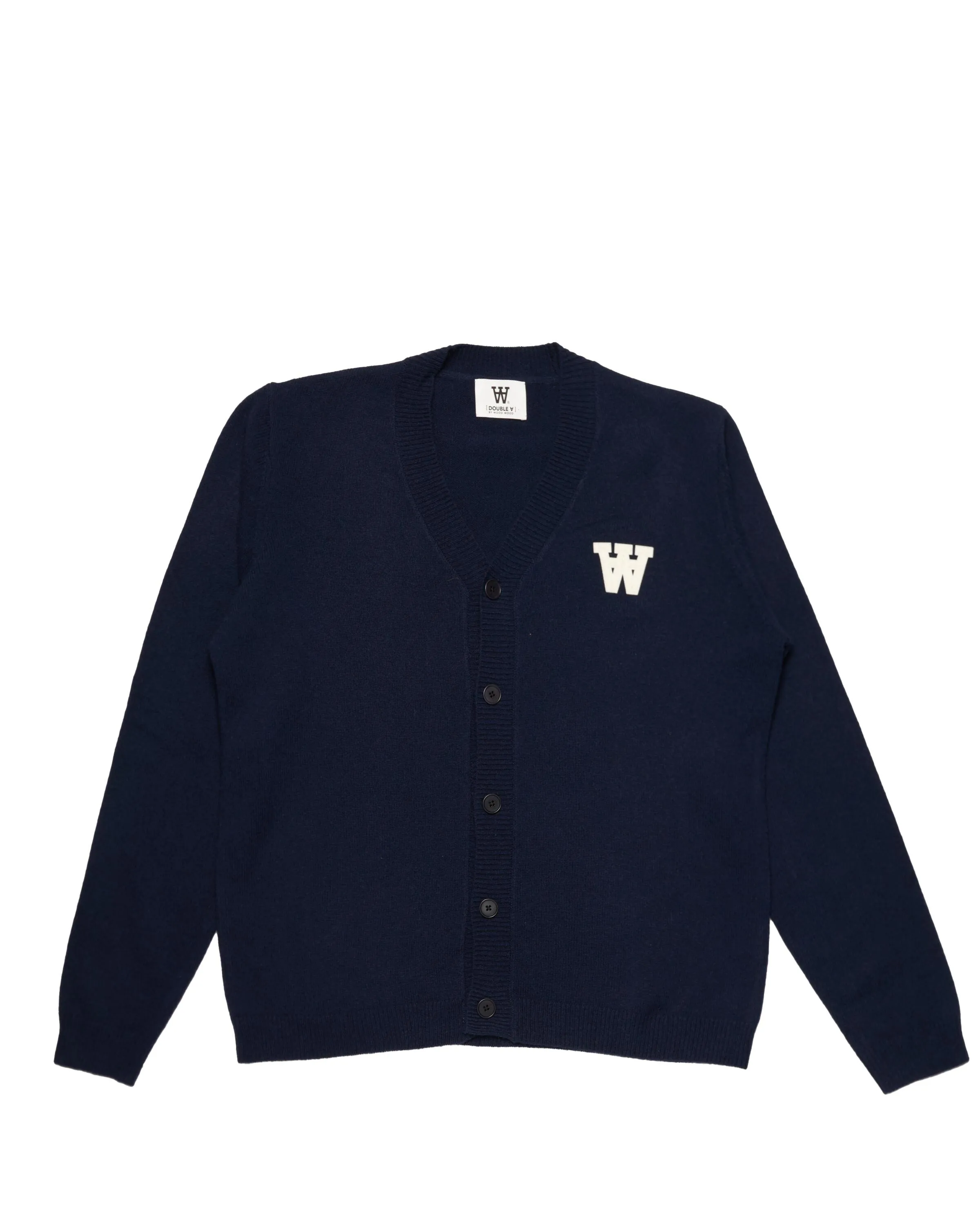 Wood Wood AA Leo lambswool cardigan