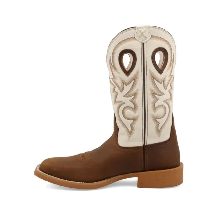 Work Twisted X Men's 12"" Tech X Boot Hazel & Ivory