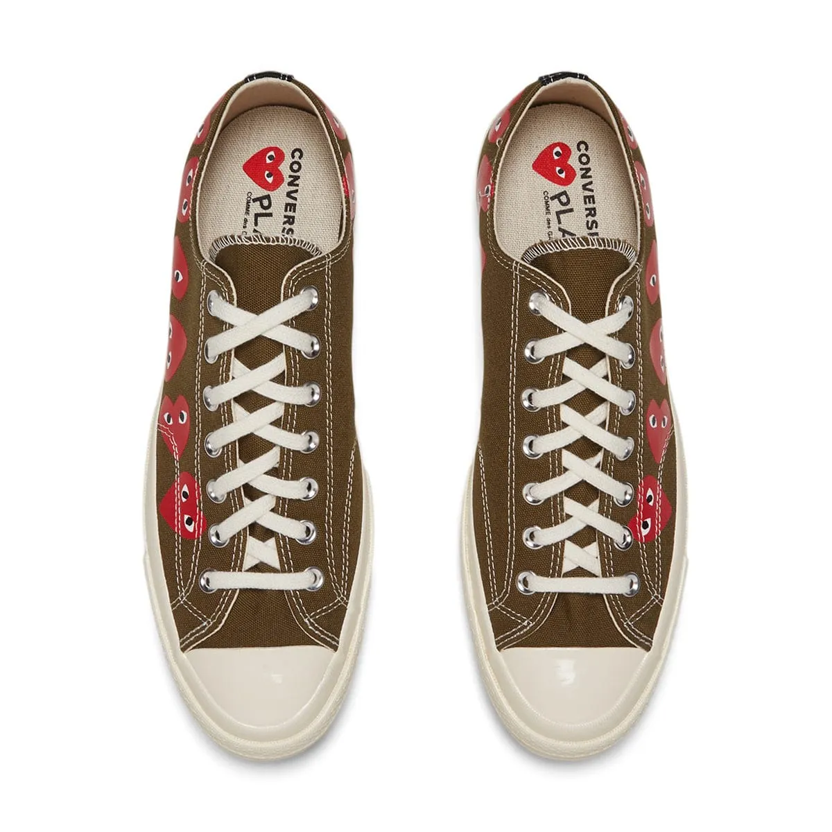 x CDG Play CHUCK TAYLOR LOW Khaki