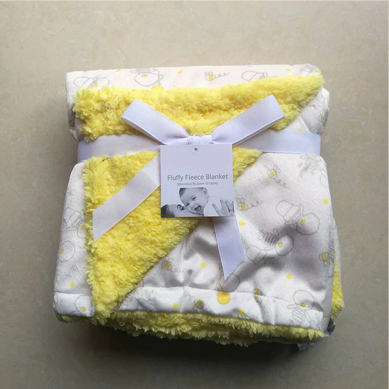 Yellow Tweety New Born Baby Blanket