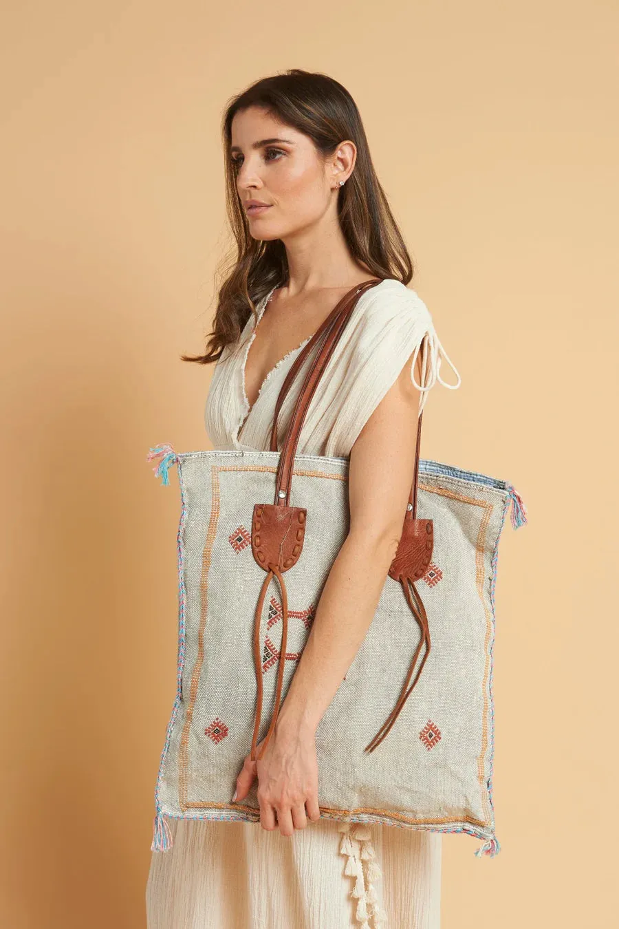 Z&L Europe Morocco Kilim Shoulder Bag